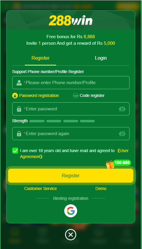 288Win Game register