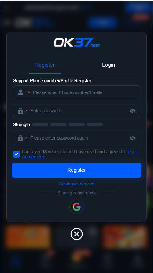 ok37 register