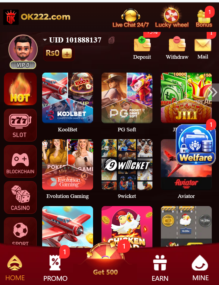 OK222 Game